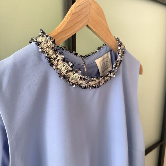 Sail To Sable Shift Dress Women’s XL Crepe Knee Length Sleeveless $198 New NWT - Picture 6 of 16